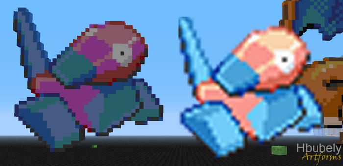 Porygon - Minecraft Art