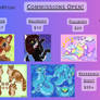 Commissions Open
