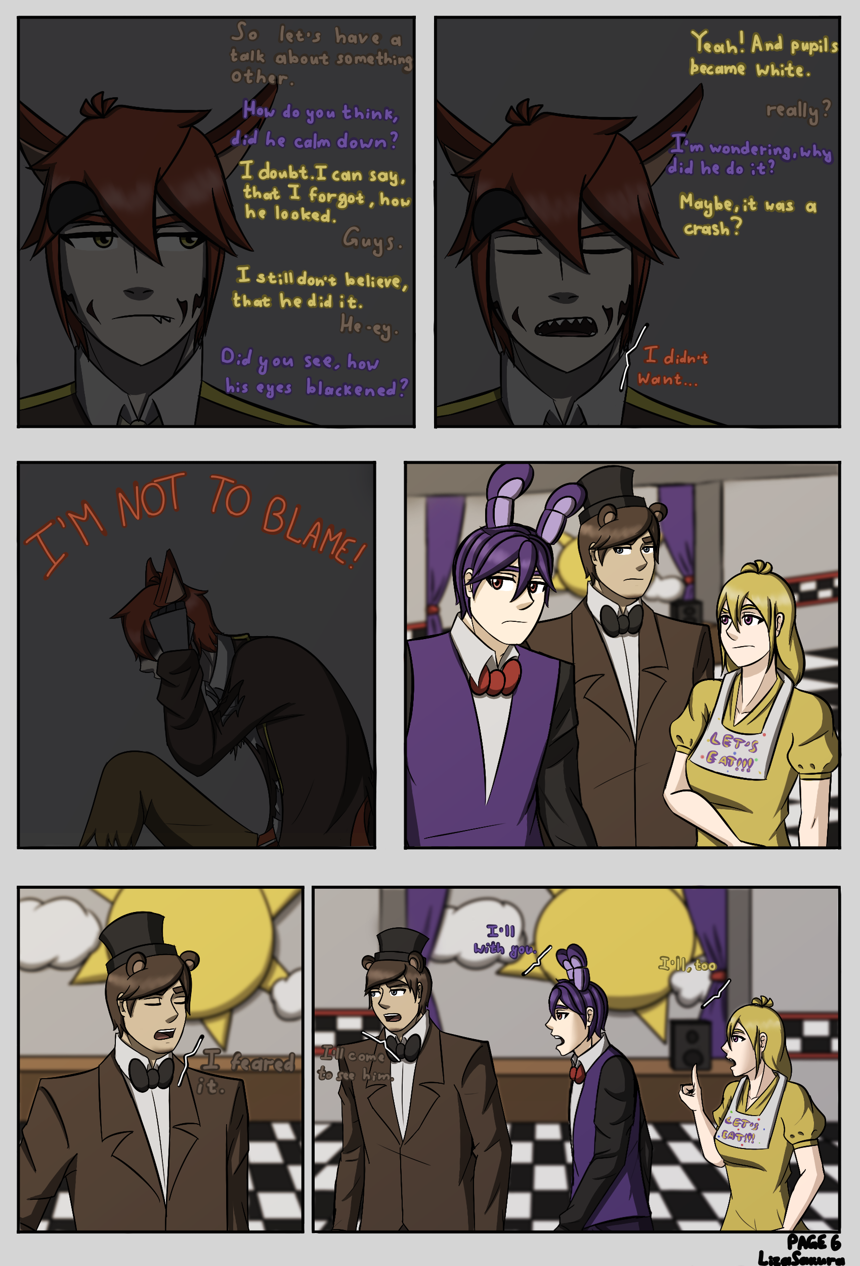 Five Nights at Freddy's: Five Souls. Page 39. Eng by LizaSakura on  DeviantArt