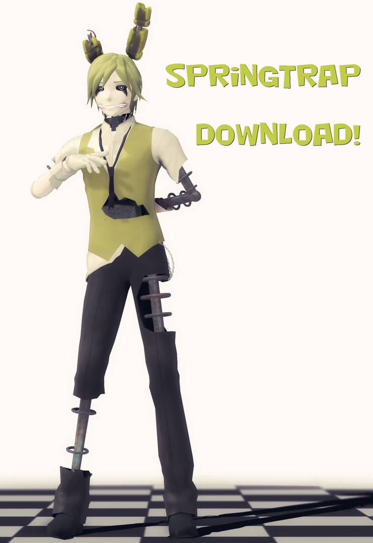 Springtrap the Model ver1.1. Download! by LizaSakura on DeviantArt