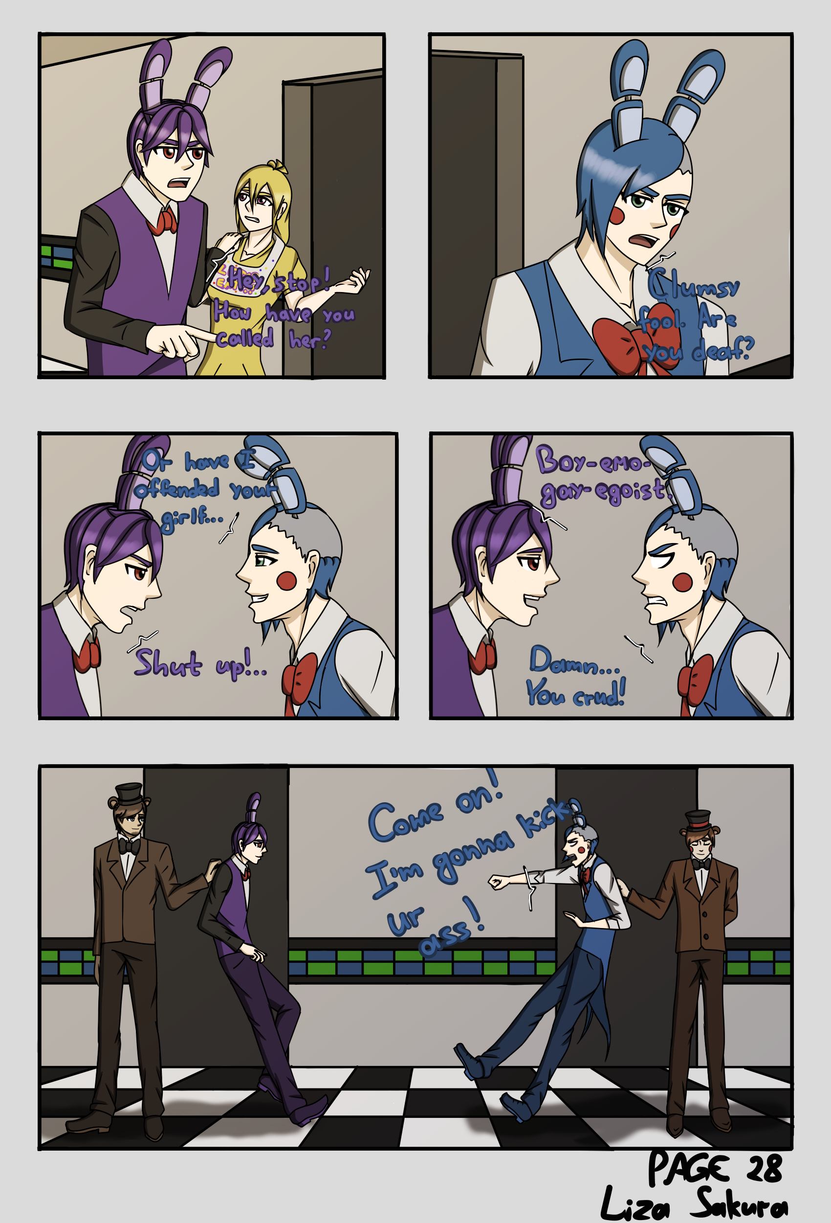 Five Nights at Freddy's: Five Souls. Page 39. Eng by LizaSakura on  DeviantArt