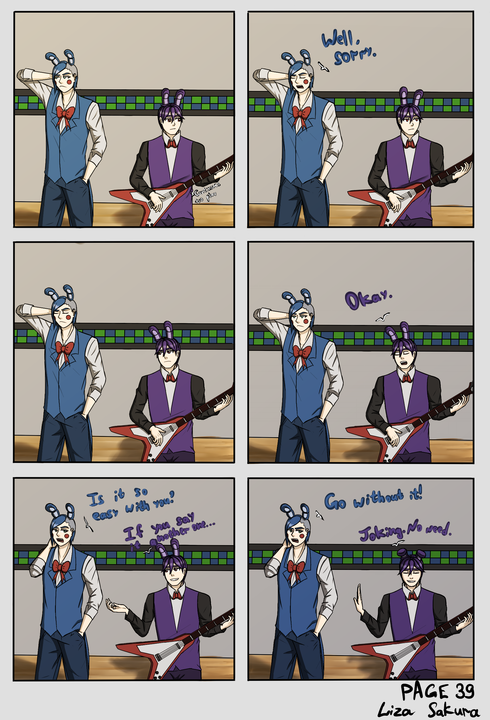 Five Nights at Freddy's: Five Souls. Page 39. Eng by LizaSakura on  DeviantArt