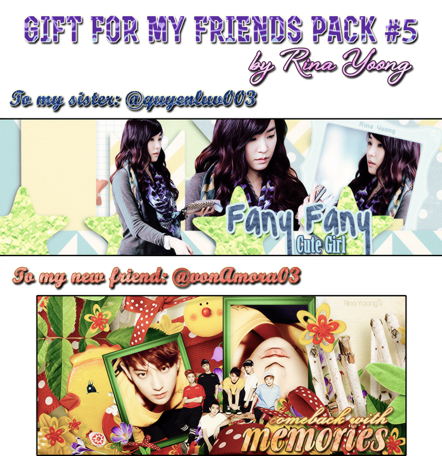 [051113] Gift for my friends Pack #5