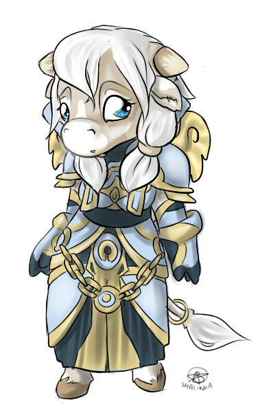 Chibi Tauren Priest by Shalinka on DeviantArt