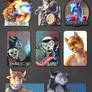 Badges commissions.