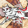 Ukiyo-e style, Cat jump.