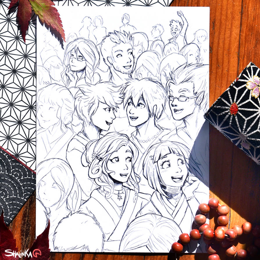 Inktober 2017 - 13# Teeming by Shalinka