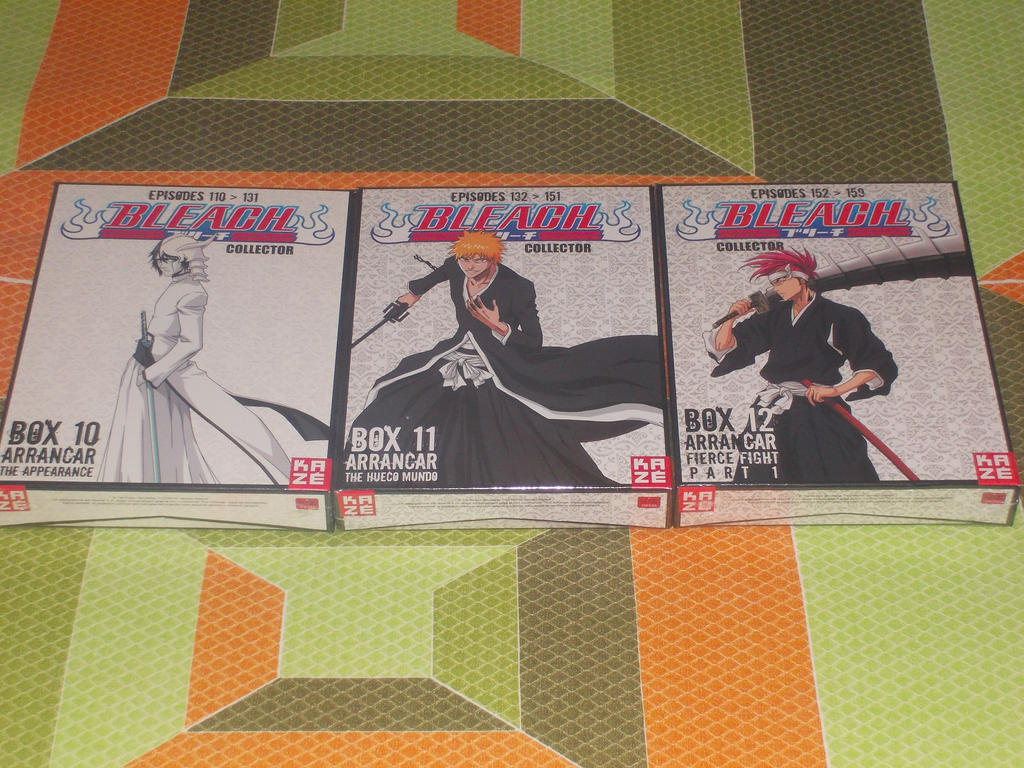 French Bleach Dvd Collection Box 3 By Gekkodimoria On Deviantart