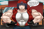 HINATA BOGARD THE ROCK by gekkodimoria