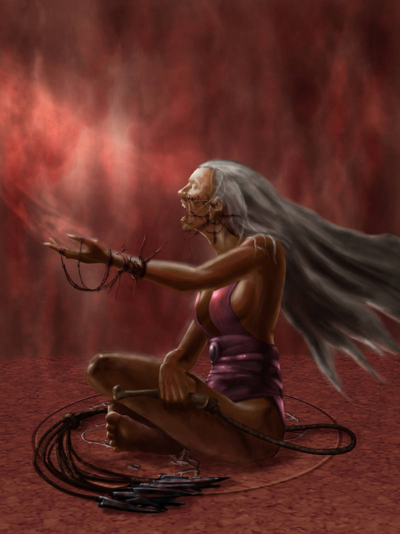 Cleric of Loviatar by SandsGonzaga