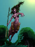 Aiustha, the DOTA dryad by SandsGonzaga