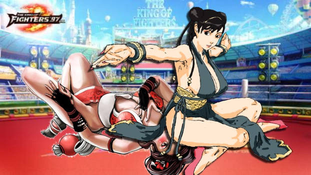 chun li vs mai shiranui fart fight3