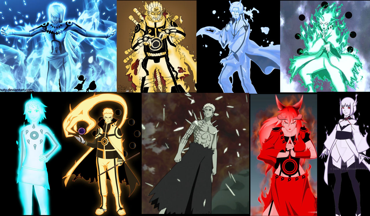 Naruto Chakra Modes by TeslaHedgehog on DeviantArt