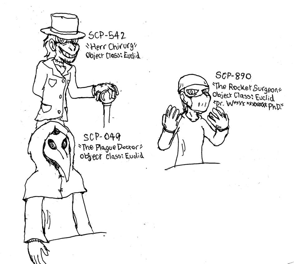 SCP-049 SCP-682 The Hard-To-Destroy The Plague Doctor Reptile SCP-096 SCP-079  I The Shy Guy Old Al SCPR-173 SCP-035 The Sculpture Possessive Mask SCP-055  SCP-10… in 2023