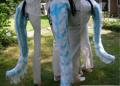 Blue Dragon Tail Collage