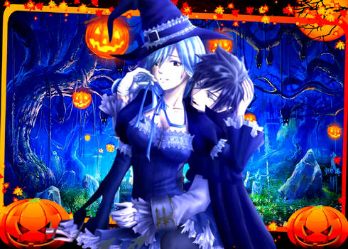 Happy Halloween Juvia and Gray 