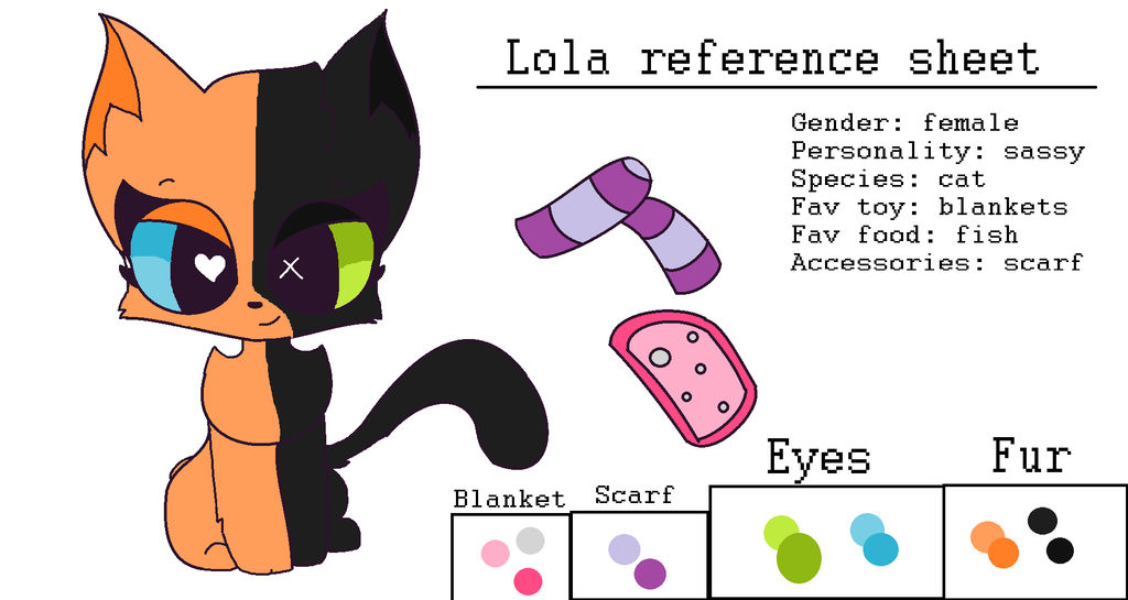 Lola Reference Sheet By Daikonyuni On DeviantArt