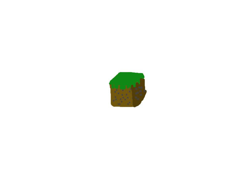 Minecraft 3D dirt block by killahnukah on DeviantArt
