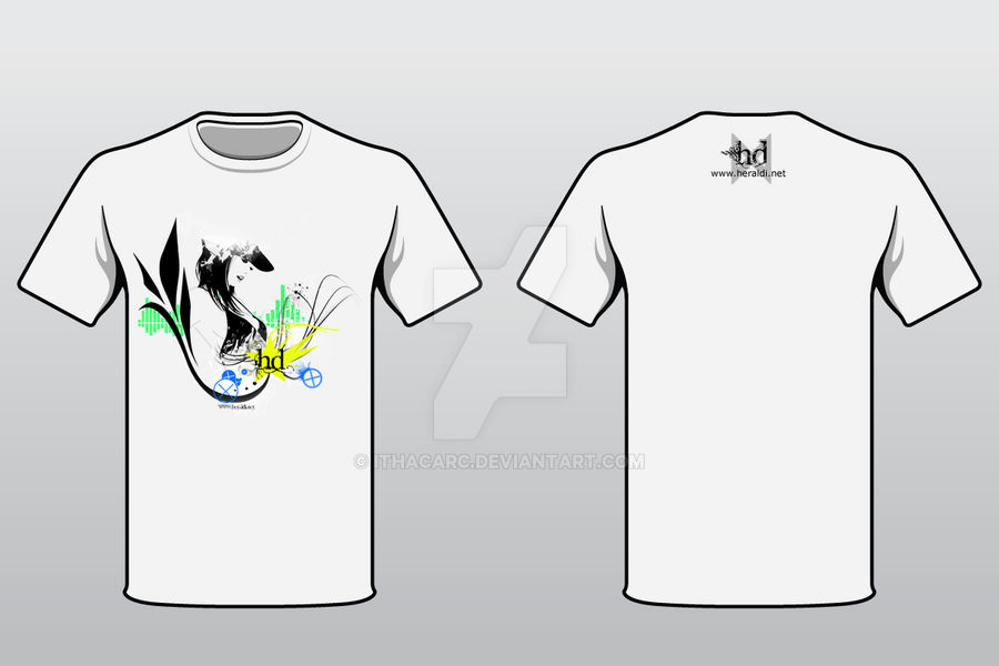 t-shirt design 01 template