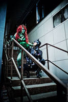 Poison Ivy and Catwoman