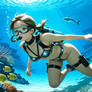 Chastity scuba diving
