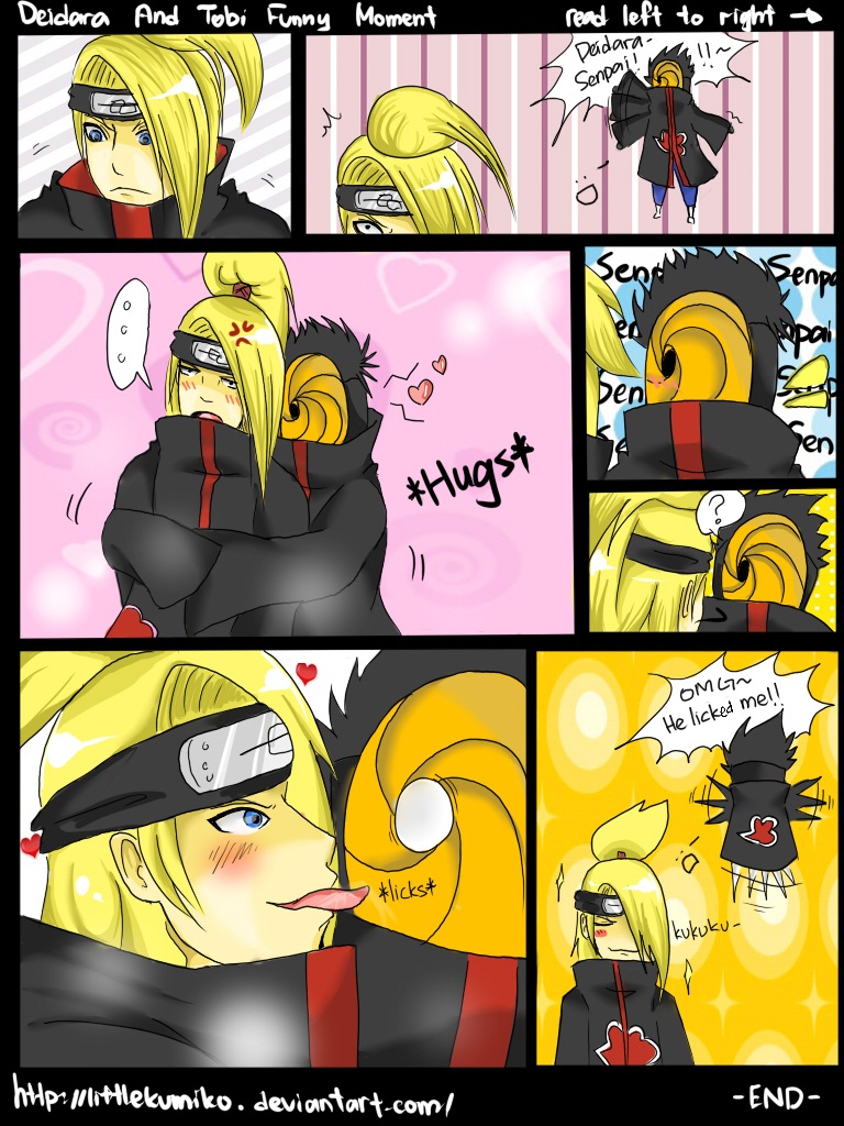 Deidara and Tobi funny moment by LittleKumiko on DeviantArt Deidara and Tobi funny moment by LittleKumiko on DeviantArt