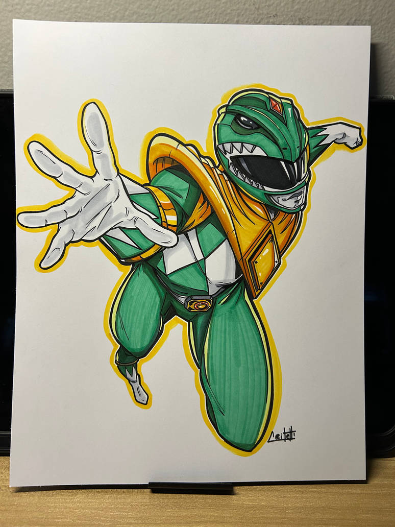 Commission Bootless Rangers Green Ranger Commission by jcritellijr on DeviantArt