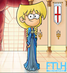 Lori Loud in medieval style.