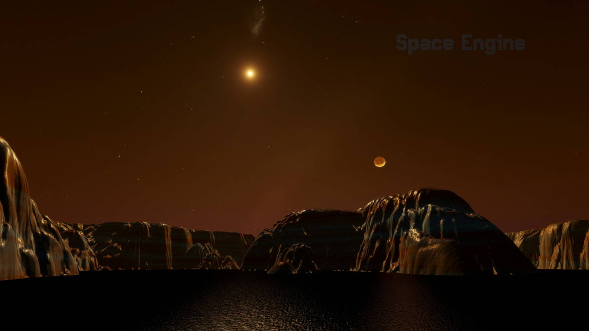 Space Engine Planet-landscape Wallpaper by gghiru on DeviantArt