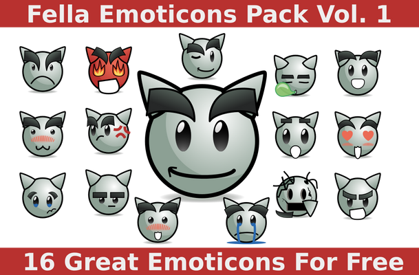 Fella Emoticons Pack Vol. 1 [Link in description]