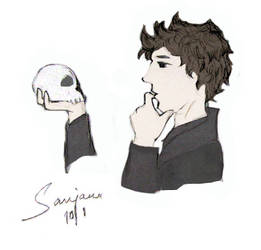 Sherlock and his skull