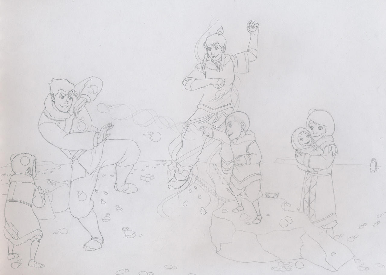 Snowball fight! (scetch)