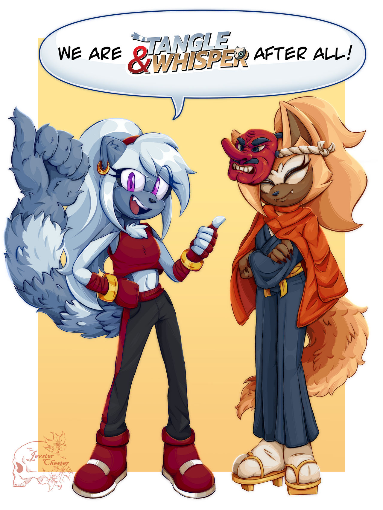 Tangle and Whisper (The Hedgehog) by SunsetPixl on DeviantArt