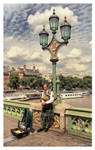 London Bagpiper by Pajunen