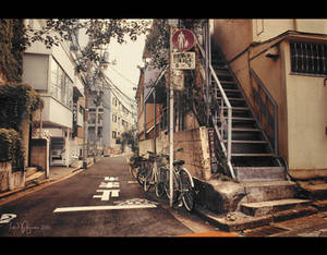 Side alley in Tokyo