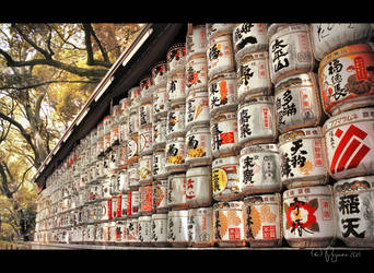 Sake Barrels