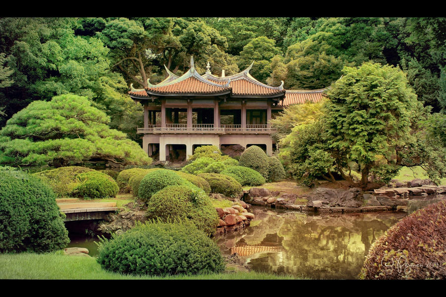 Japanese Garden by Pajunen