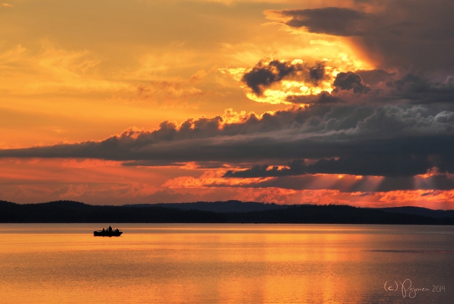 Sunset Fishermen