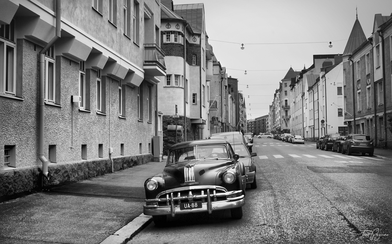 Vintage Car bw