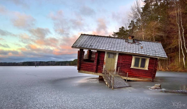 Tilted Sauna