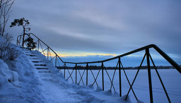 Snowy Stairs