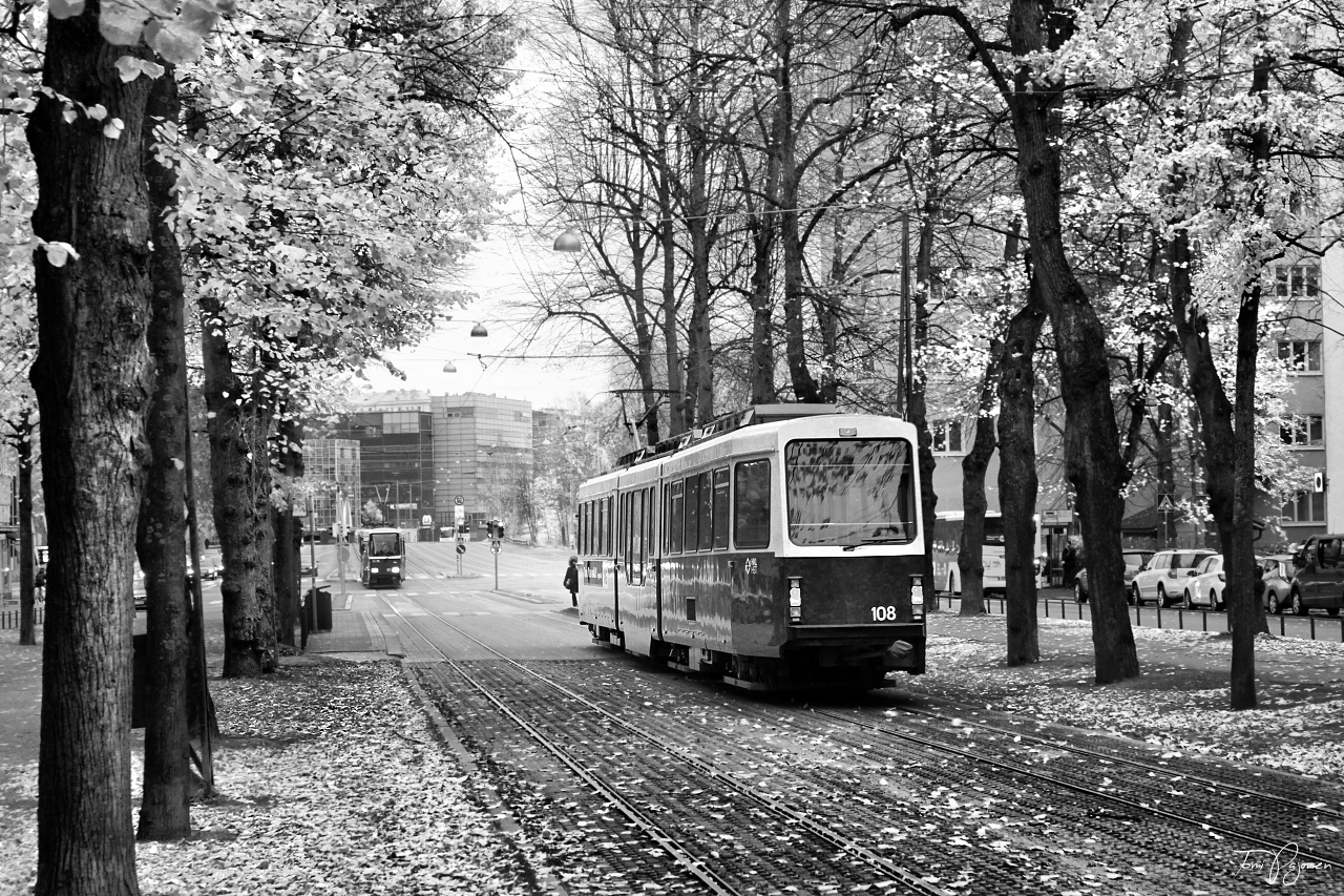 Trams bw