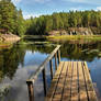 August day by the lake