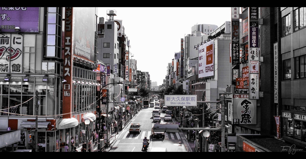 Shin-Okubo Korean Town Tokyo by Pajunen