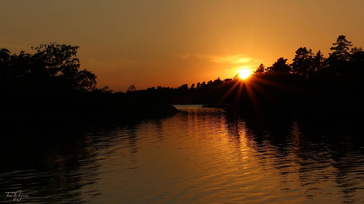 Golden Sunset II by Pajunen Golden Sunset II by Pajunen