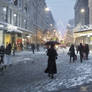 Woman with umbrella