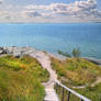 Summer day seashore