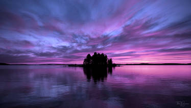 Dusk at the lake II