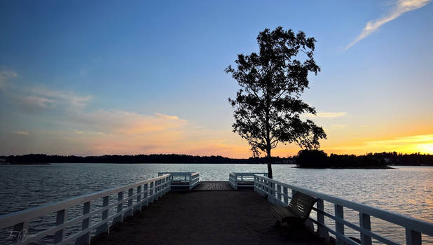 Evening on the pier