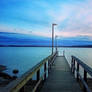 Evening by the pier